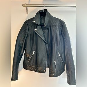 NWOT - Black Danier leather jacket size L